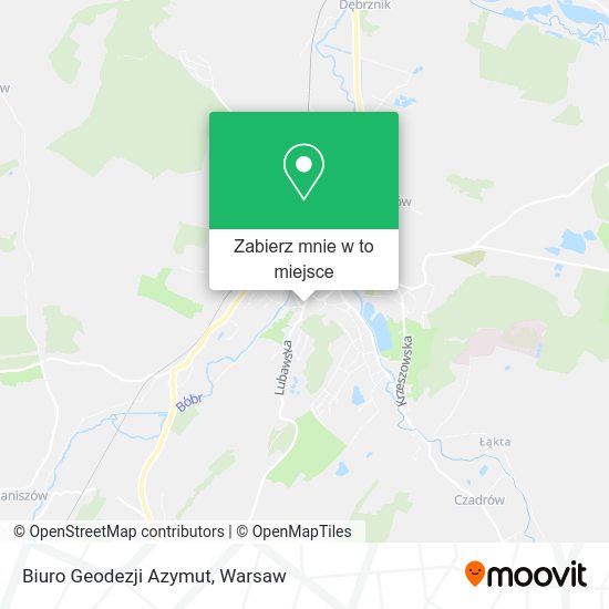 Mapa Biuro Geodezji Azymut