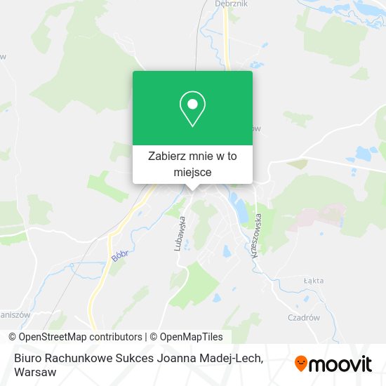 Mapa Biuro Rachunkowe Sukces Joanna Madej-Lech