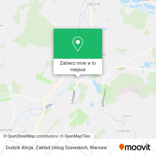 Mapa Dudzik Alicja. Zakład Usług Szewskich