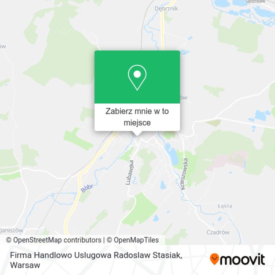 Mapa Firma Handlowo Uslugowa Radoslaw Stasiak