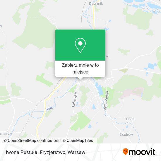 Mapa Iwona Pustuła. Fryzjerstwo