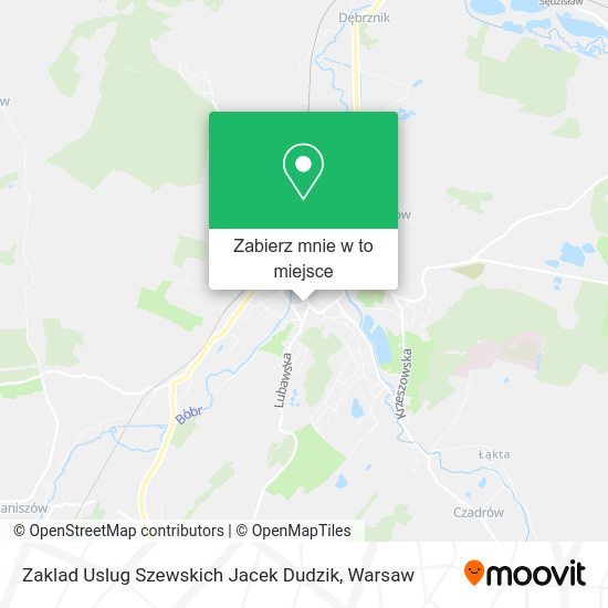 Mapa Zaklad Uslug Szewskich Jacek Dudzik