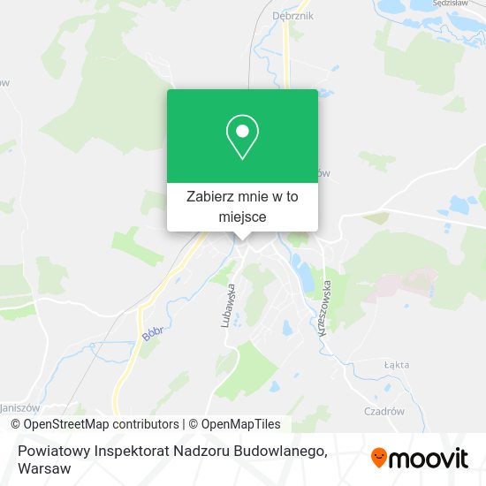 Mapa Powiatowy Inspektorat Nadzoru Budowlanego