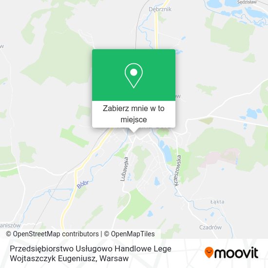 Mapa Przedsiębiorstwo Usługowo Handlowe Lege Wojtaszczyk Eugeniusz