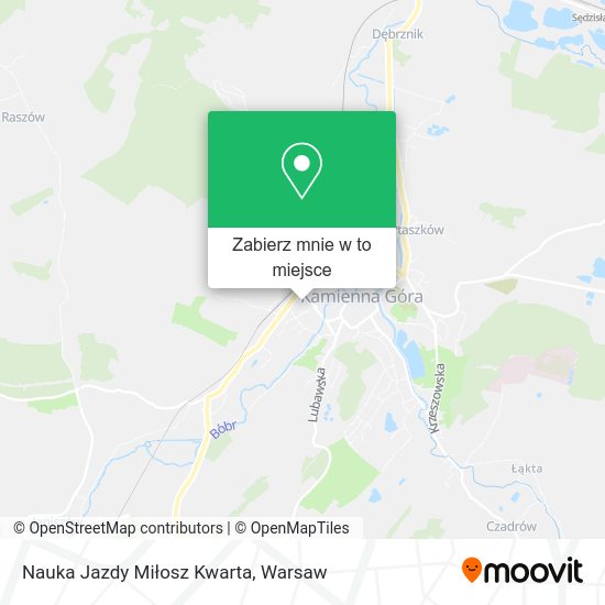 Mapa Nauka Jazdy Miłosz Kwarta