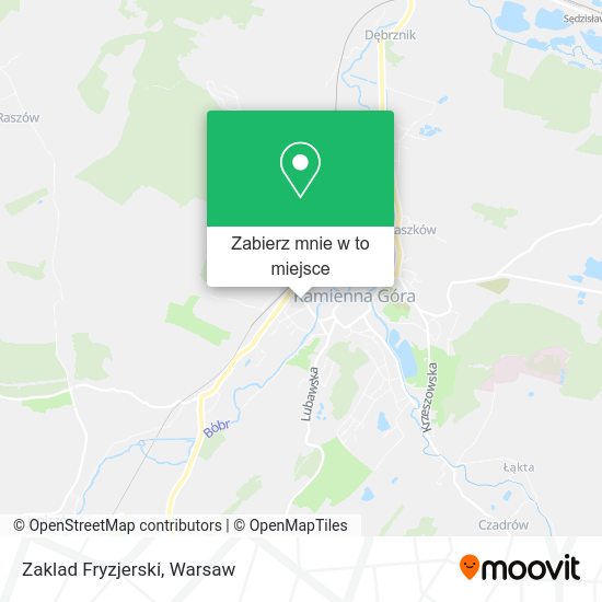 Mapa Zaklad Fryzjerski