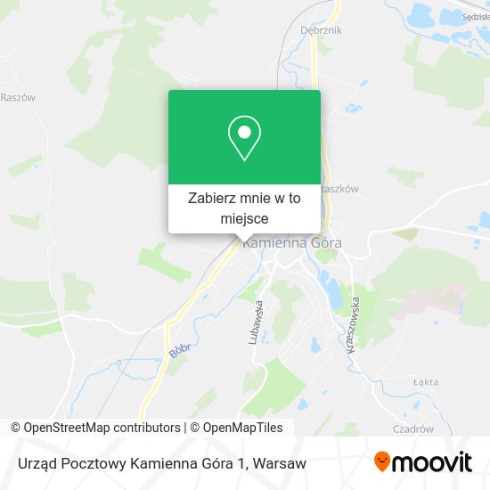 Mapa Urząd Pocztowy Kamienna Góra 1