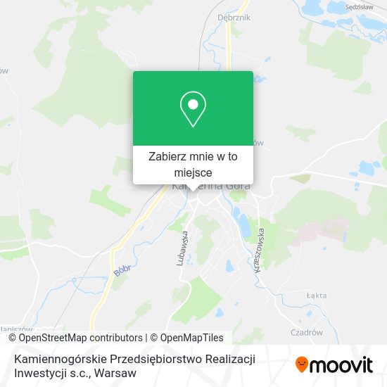 Mapa Kamiennogórskie Przedsiębiorstwo Realizacji Inwestycji s.c.