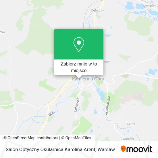 Mapa Salon Optyczny Okularnica Karolina Arent