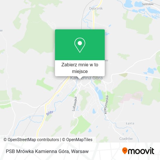 Mapa PSB Mrówka Kamienna Góra