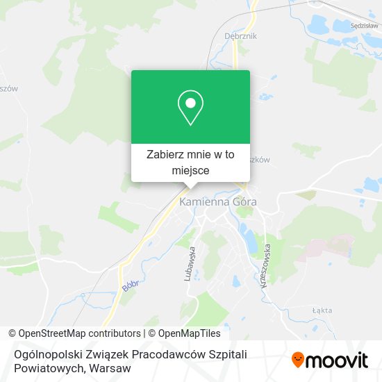 Mapa Ogólnopolski Związek Pracodawców Szpitali Powiatowych