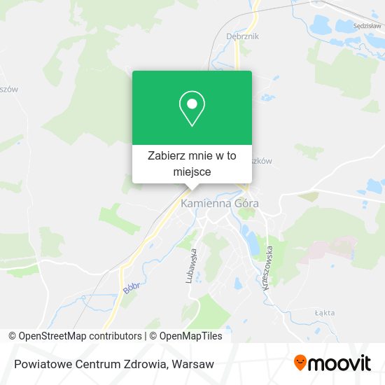 Mapa Powiatowe Centrum Zdrowia