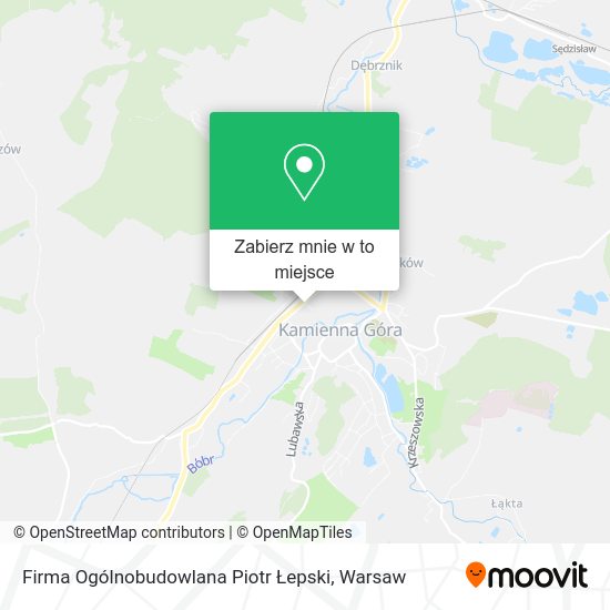 Mapa Firma Ogólnobudowlana Piotr Łepski