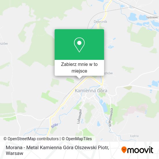 Mapa Morana - Metal Kamienna Góra Olszewski Piotr