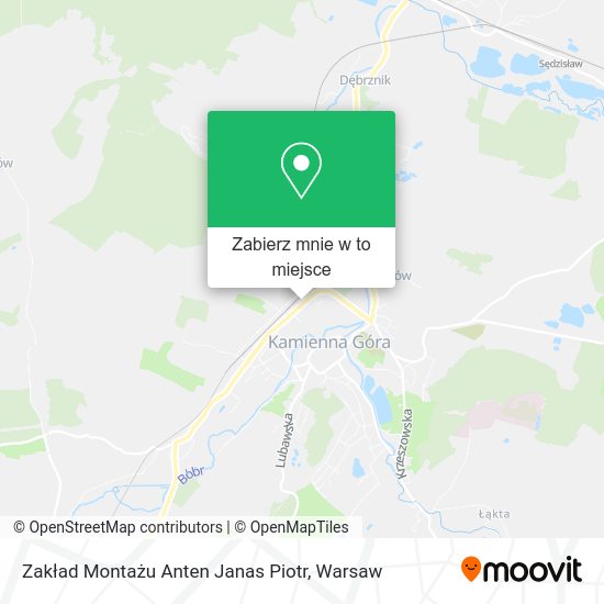 Mapa Zakład Montażu Anten Janas Piotr