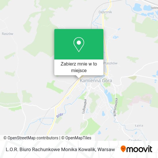 Mapa L.O.R. Biuro Rachunkowe Monika Kowalik