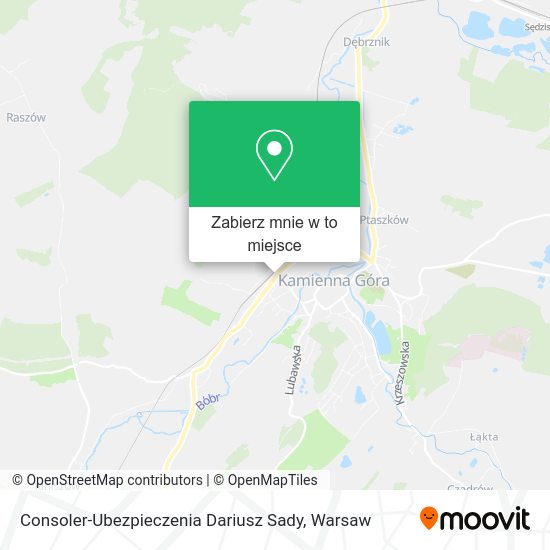 Mapa Consoler-Ubezpieczenia Dariusz Sady