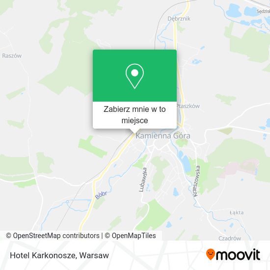 Mapa Hotel Karkonosze