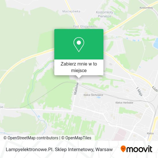 Mapa Lampyelektronowe.Pl. Sklep Internetowy