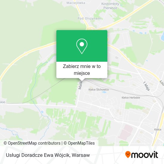 Mapa Usługi Doradcze Ewa Wójcik