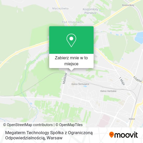 Mapa Megaterm Technology Spółka z Ograniczoną Odpowiedzialnością