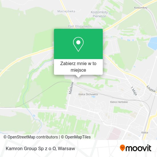 Mapa Kamron Group Sp z o O