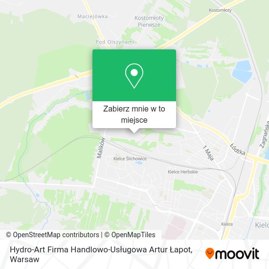 Mapa Hydro-Art Firma Handlowo-Usługowa Artur Łapot