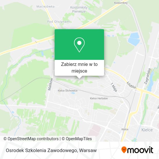 Mapa Osrodek Szkolenia Zawodowego