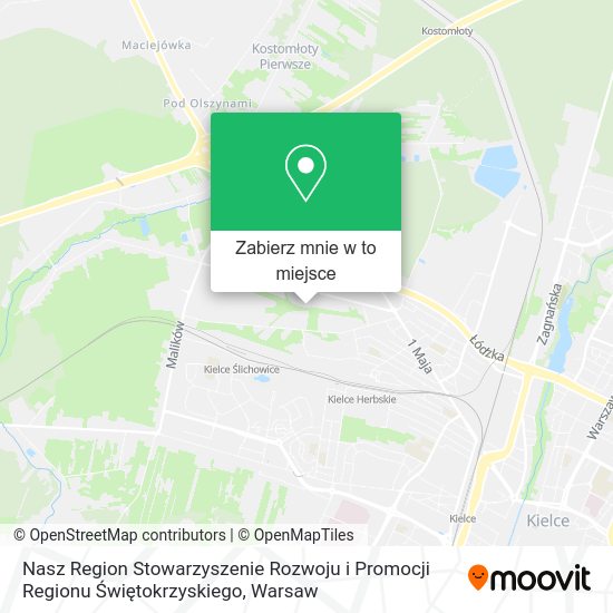 Mapa Nasz Region Stowarzyszenie Rozwoju i Promocji Regionu Świętokrzyskiego