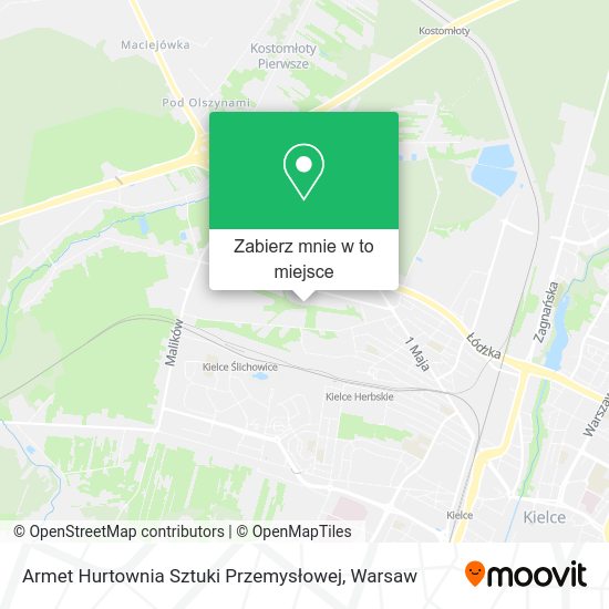 Mapa Armet Hurtownia Sztuki Przemysłowej