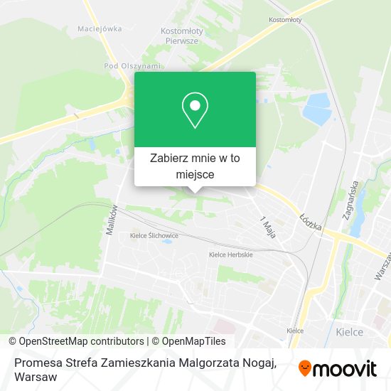 Mapa Promesa Strefa Zamieszkania Malgorzata Nogaj