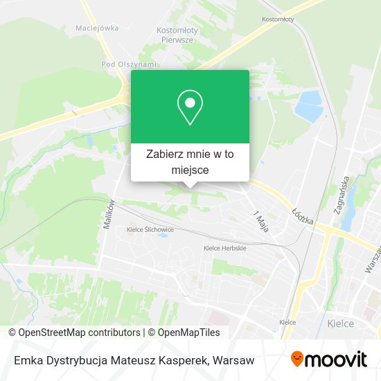 Mapa Emka Dystrybucja Mateusz Kasperek