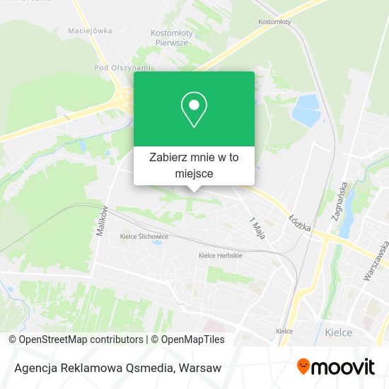 Mapa Agencja Reklamowa Qsmedia