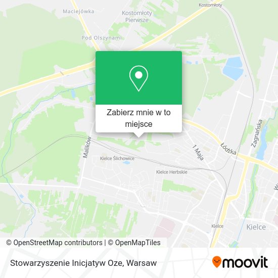 Mapa Stowarzyszenie Inicjatyw Oze