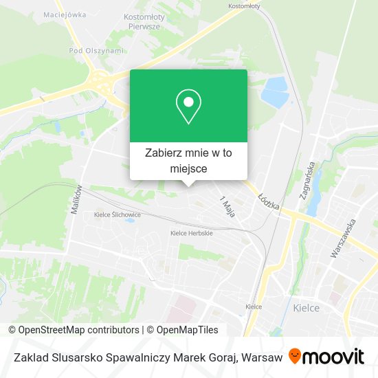 Mapa Zaklad Slusarsko Spawalniczy Marek Goraj