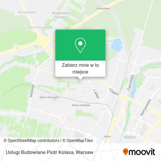 Mapa Usługi Budowlane Piotr Kolasa