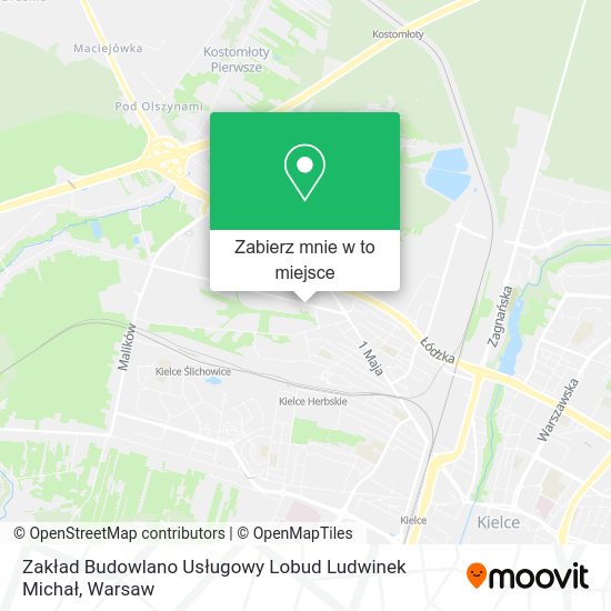 Mapa Zakład Budowlano Usługowy Lobud Ludwinek Michał