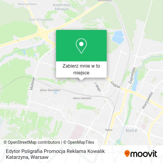 Mapa Edytor Poligrafia Promocja Reklama Kowalik Katarzyna