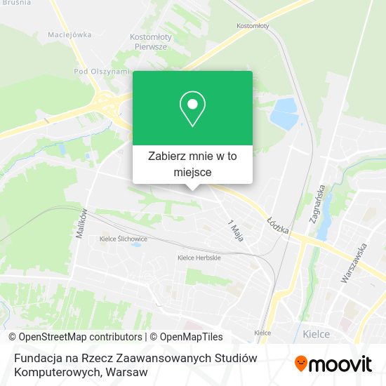 Mapa Fundacja na Rzecz Zaawansowanych Studiów Komputerowych