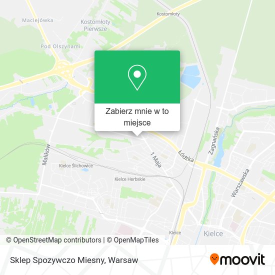 Mapa Sklep Spozywczo Miesny