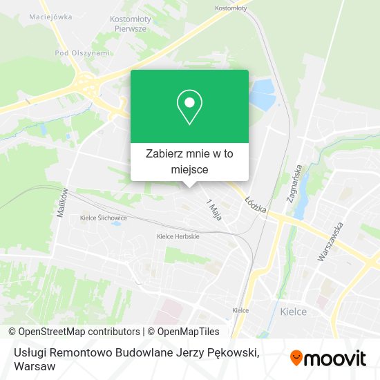 Mapa Usługi Remontowo Budowlane Jerzy Pękowski