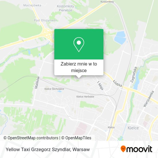 Mapa Yellow Taxi Grzegorz Szyndlar