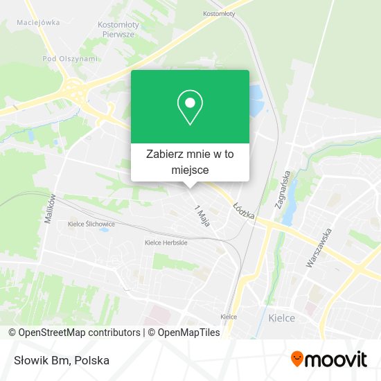 Mapa Słowik Bm