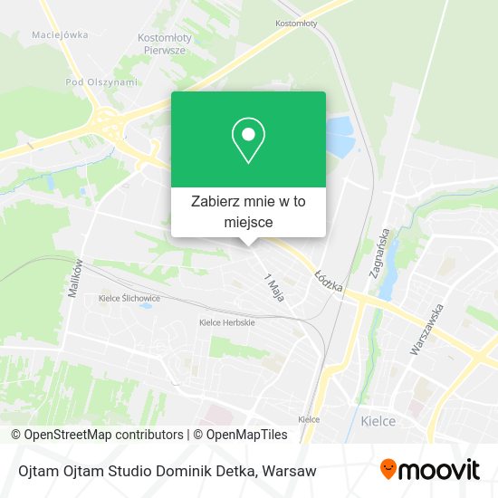 Mapa Ojtam Ojtam Studio Dominik Detka