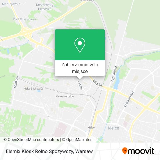 Mapa Elemix Kiosk Rolno Spozywczy