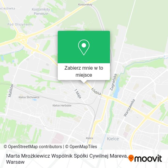 Mapa Marta Mrożkiewicz Wspólnik Spółki Cywilnej Mareva