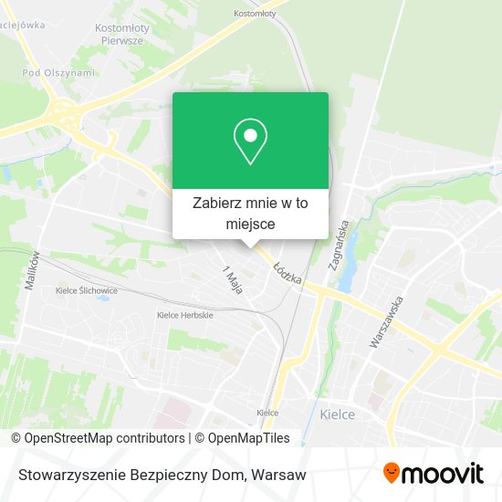 Mapa Stowarzyszenie Bezpieczny Dom