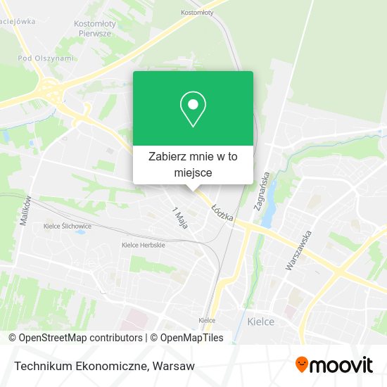 Mapa Technikum Ekonomiczne