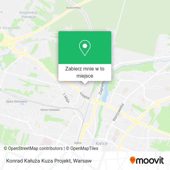 Mapa Konrad Kałuża Kuza Projekt