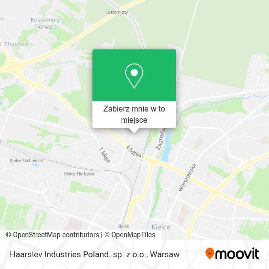 Mapa Haarslev Industries Poland. sp. z o.o.